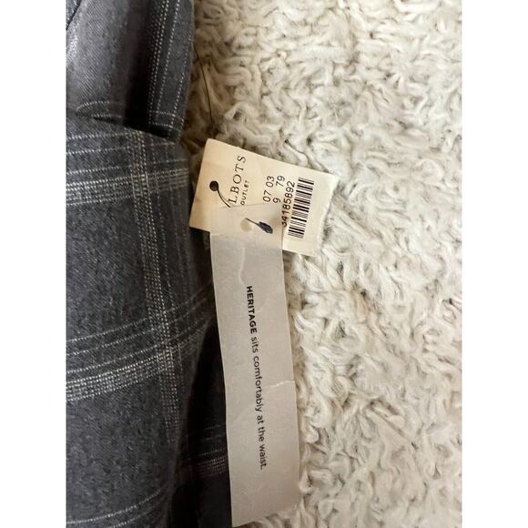 Talbots Dress Pants Womens Size 6 Gray Plaid Mid Rise Career - Picture 3 of 11